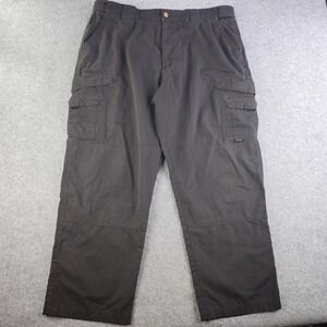 Tru Spec Cargo Pants Mens 40x30 Black Tactical Straight Leg Pockets